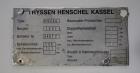 Used Henschel FM 250 Liter High Intensity Mixer